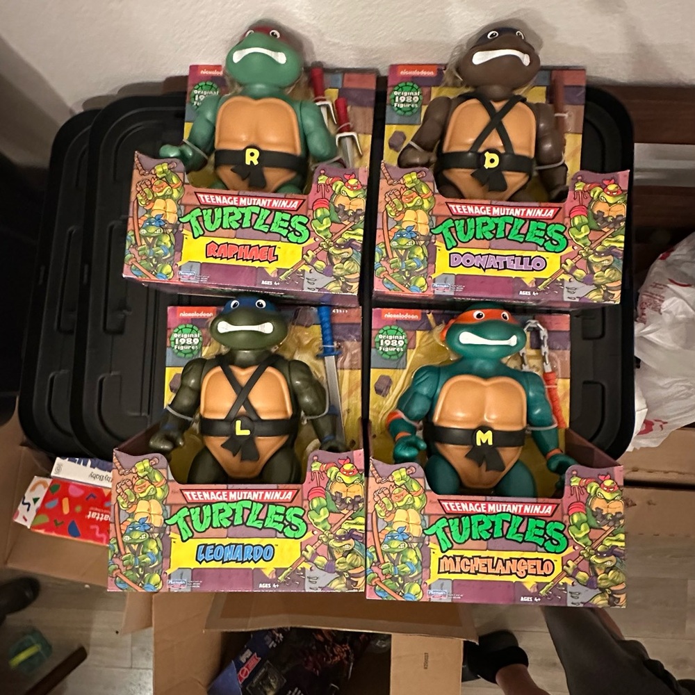 Tmnt set of 4 turtles
